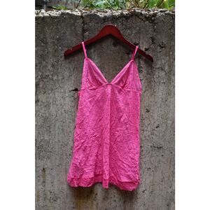 Victoria’s Secret Pink Lace Chemise Slip Dress – Size XL